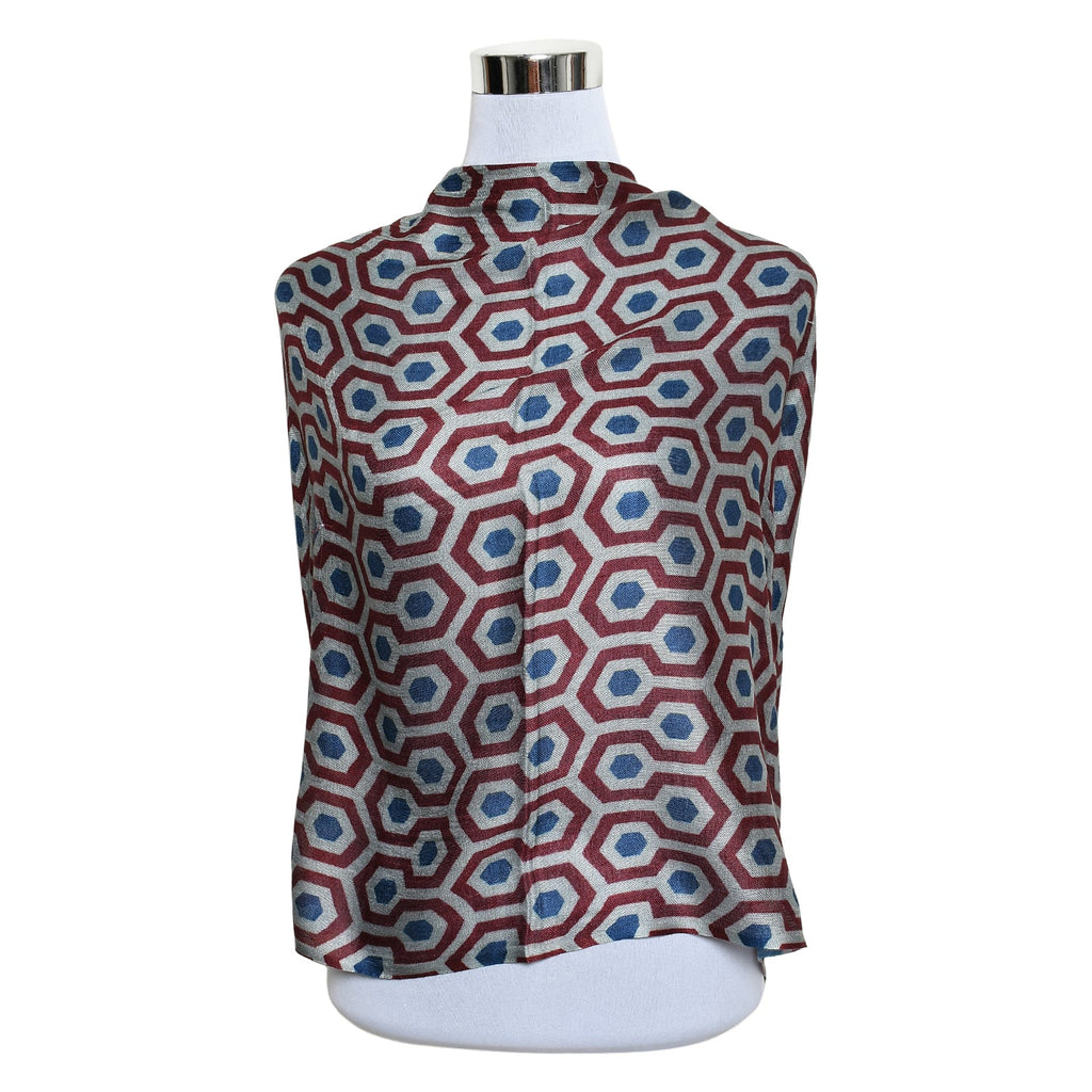 Womens Viscose Print Scarf Lightweight Wraps MV518