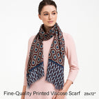 Womens Viscose Print Scarf Lightweight Wraps MV518