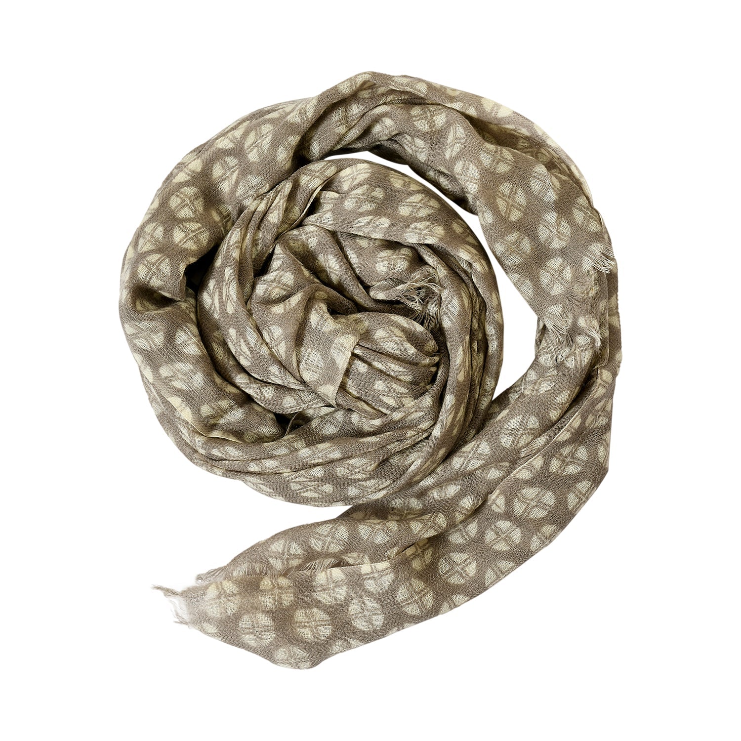 Premium & Soft Quality Printed Scarf Cashmere Wool Lightweight MWL303