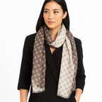 Premium & Soft Quality Printed Scarf Cashmere Wool Lightweight MWL308