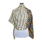 Premium & Soft Quality Printed Scarf Cashmere Wool Lightweight MWL309