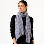 Premium & Soft Quality Printed Scarf Cashmere Wool Lightweight MWL310