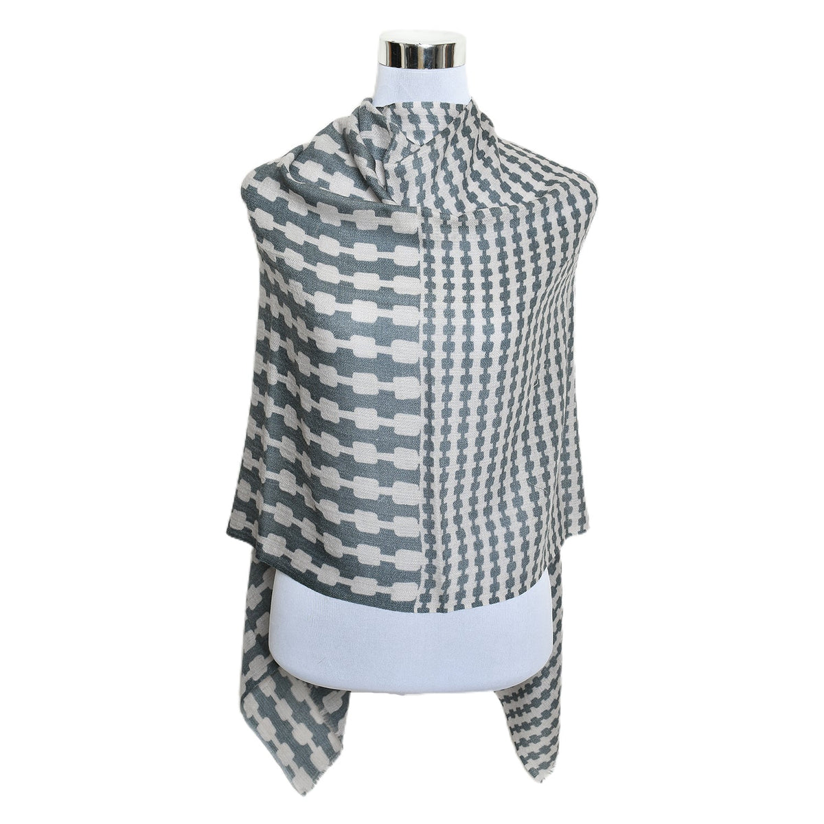 Premium & Soft Quality Printed Scarf Cashmere Wool Lightweight MWL313