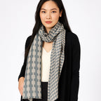 Premium & Soft Quality Printed Scarf Cashmere Wool Lightweight MWL313