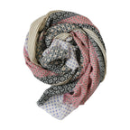 Premium & Soft Quality Printed Scarf Cashmere Wool Lightweight MWL314