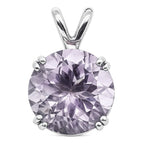 Amethyst 925 Sterling Silver Pendant Necklace Jewelry SP01005