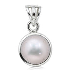 Natural Fresh Water Pearl 925 Sterling Silver Pendant Necklace Jewelry SP01019