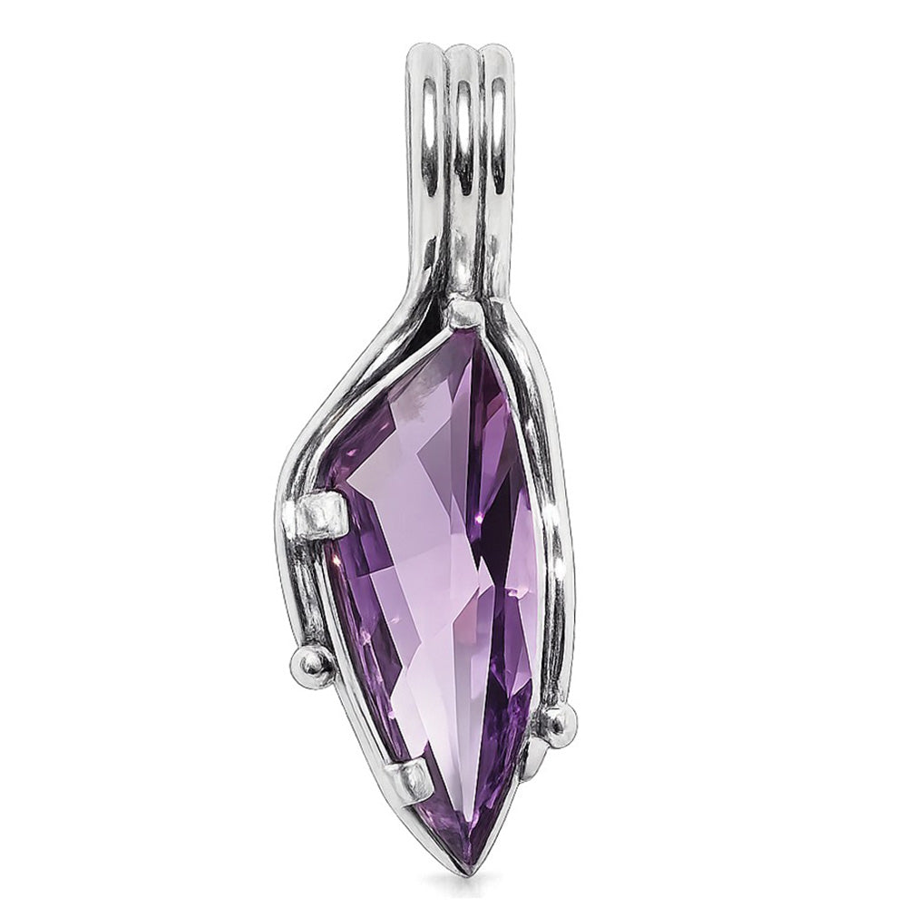Amethyst 925 Sterling Silver Pendant Necklace Jewelry SP01032
