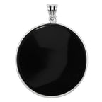 Black onyx 925 Sterling Silver Pendant Necklace Jewelry SP01038