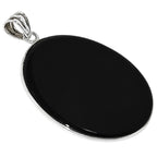 Black onyx 925 Sterling Silver Pendant Necklace Jewelry SP01038