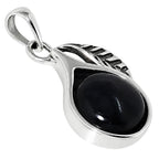 Leaf - Blue Labradorite 925 Sterling Silver Pendant Necklace Jewelry SP01046