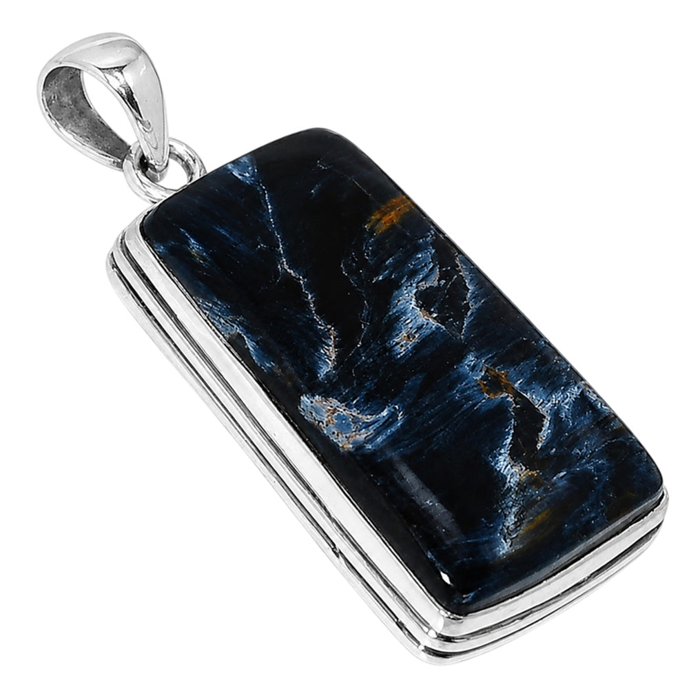 Pietersite 925 Sterling Silver Pendant Necklace Jewelry SP01075
