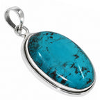 Shattuckite 925 Sterling Silver Pendant Necklace Jewelry SP01095