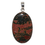 Fireworks Obsidian 925 Sterling Silver Pendant Necklace Jewelry SP01106