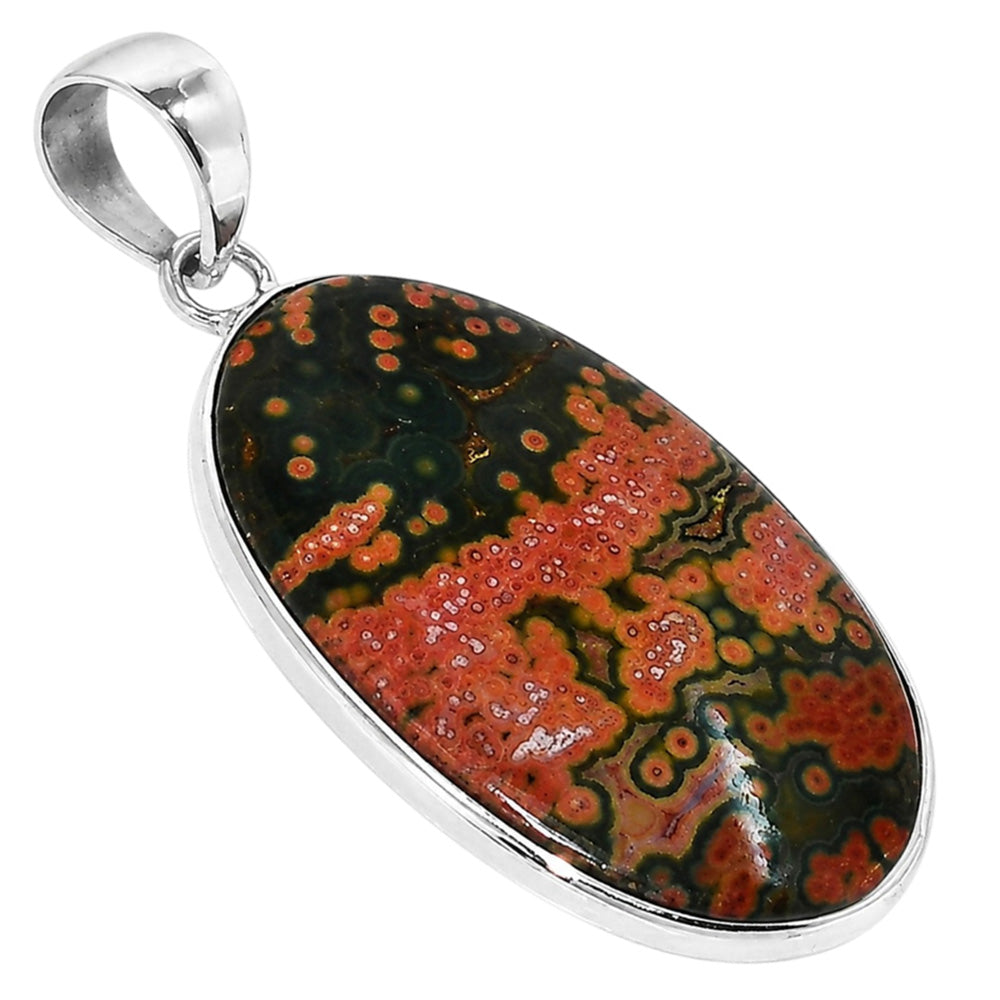 Fireworks Obsidian 925 Sterling Silver Pendant Necklace Jewelry SP01106