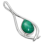 Turquoise Magnesite 925 Sterling Silver Pendant Necklace Jewelry SP01116