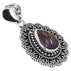 Cacoxenite Super Seven 7 Mineral 925 Sterling Silver Pendant Necklace Jewelry SP01141