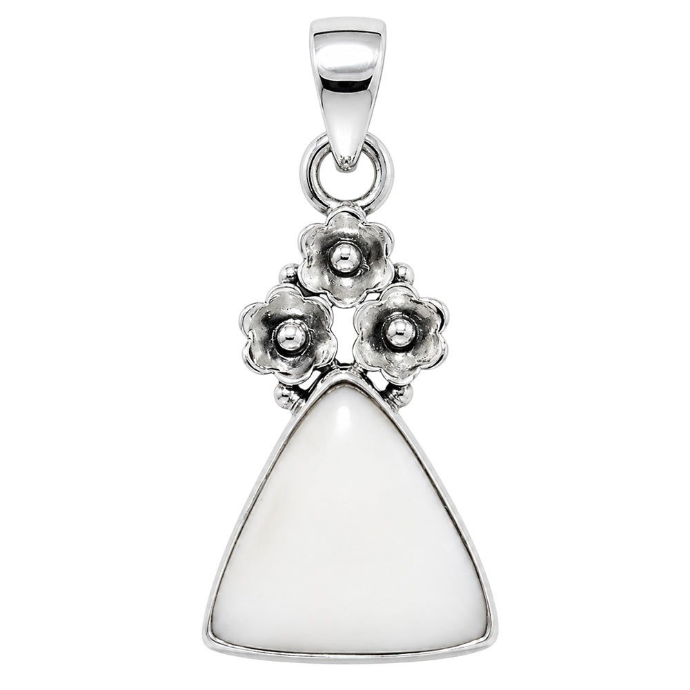 White Opal 925 Sterling Silver Pendant Necklace Jewelry SP01173