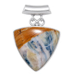 Blue Scheelite 925 Sterling Silver Pendant Necklace Jewelry SP01198
