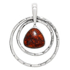 Rare Cady Mountain Agate 925 Sterling Silver Pendant Necklace Jewelry SP01213