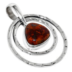 Rare Cady Mountain Agate 925 Sterling Silver Pendant Necklace Jewelry SP01213