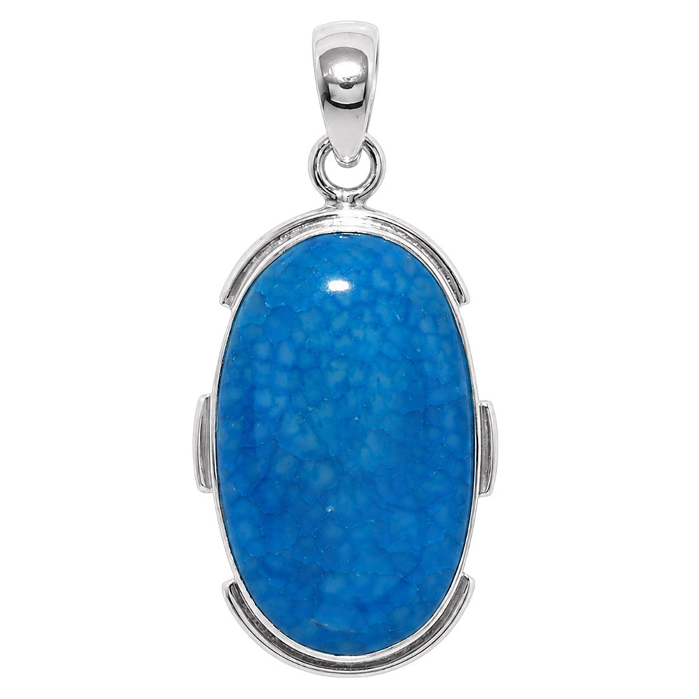 Dragon Vein Agate 925 Sterling Silver Pendant Necklace Jewelry SP01216