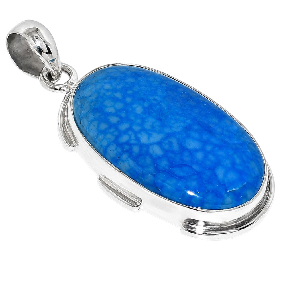 Dragon Vein Agate 925 Sterling Silver Pendant Necklace Jewelry SP01216