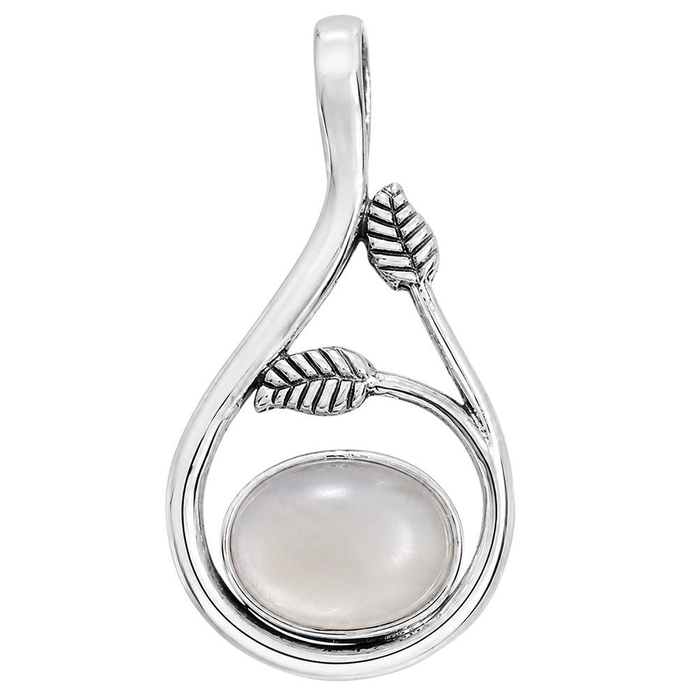 Srilankan Moonstone 925 Sterling Silver Pendant Necklace Jewelry SP01227