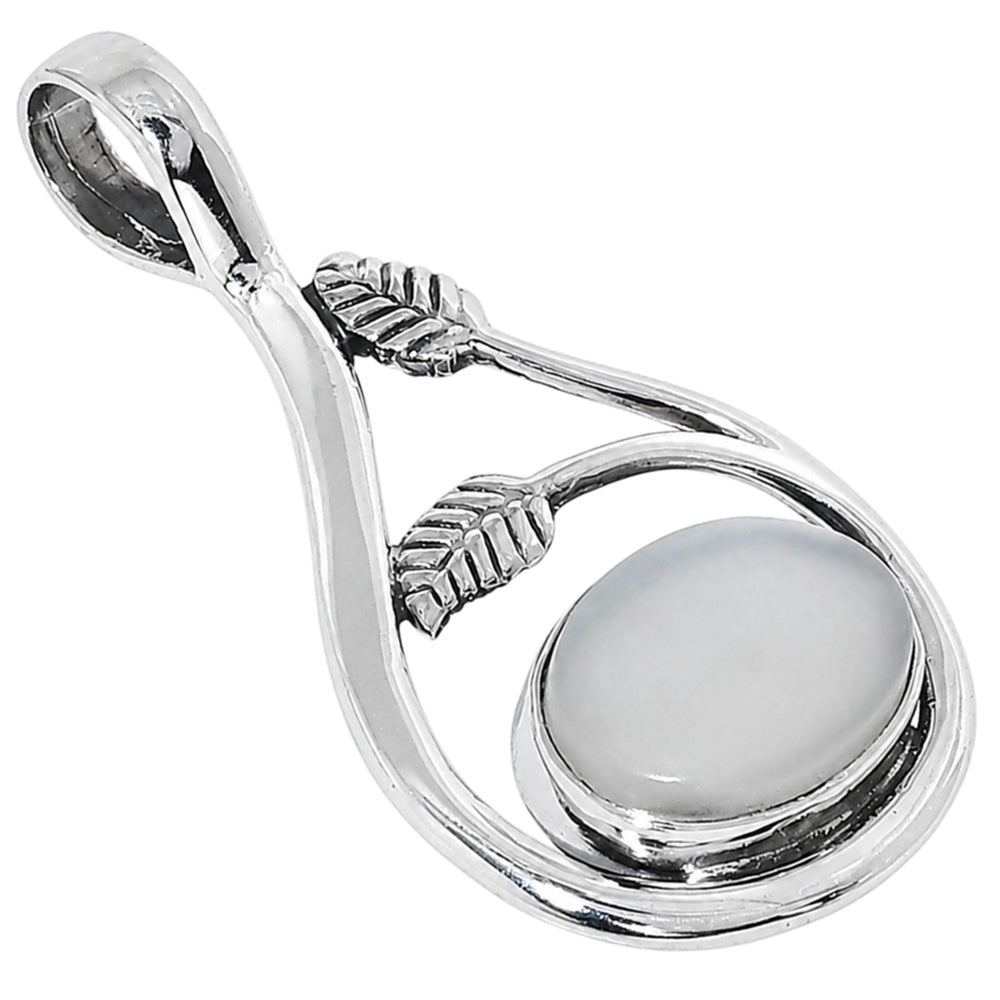 Srilankan Moonstone 925 Sterling Silver Pendant Necklace Jewelry SP01227