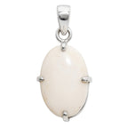White Opal 925 Sterling Silver Pendant Necklace Jewelry SP01230
