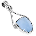 Owyhee Opal 925 Sterling Silver Pendant Necklace Jewelry SP01261