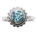 Prasiolite (Green Amethyst) 925 Sterling Silver Ring Jewelry Size-14 SR01030