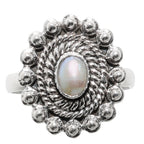 Natural Fresh Water Pearl 925 Sterling Silver Ring Jewelry Size-12 SR01065