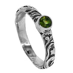 Multi Tourmaline 925 Sterling Silver Ring Jewelry Size-17 SR01067