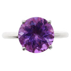 Amethyst 925 Sterling Silver Ring Jewelry Size-12 SR01071