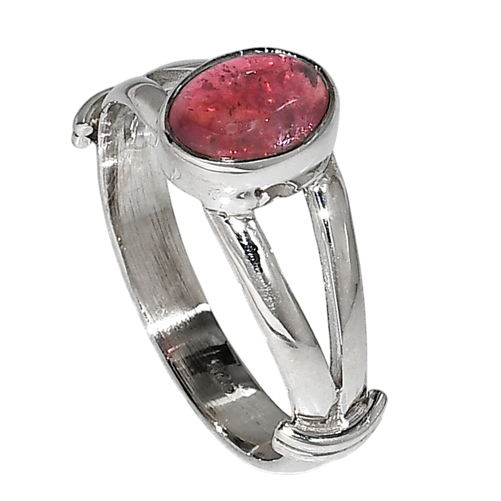 Ruby 925 Sterling Silver Ring Jewelry Size-17 SR01086