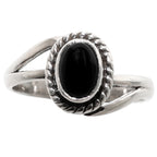 Black Onyx 925 Sterling Silver Ring Jewelry Size-13 SR01102