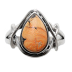 Maligano Jasper 925 Sterling Silver Ring Jewelry Size-14 SR01103
