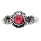 Ruby 925 Sterling Silver Ring Jewelry Size-18 SR01105