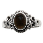 Black Onyx 925 Sterling Silver Ring Jewelry Size-16 SR01116