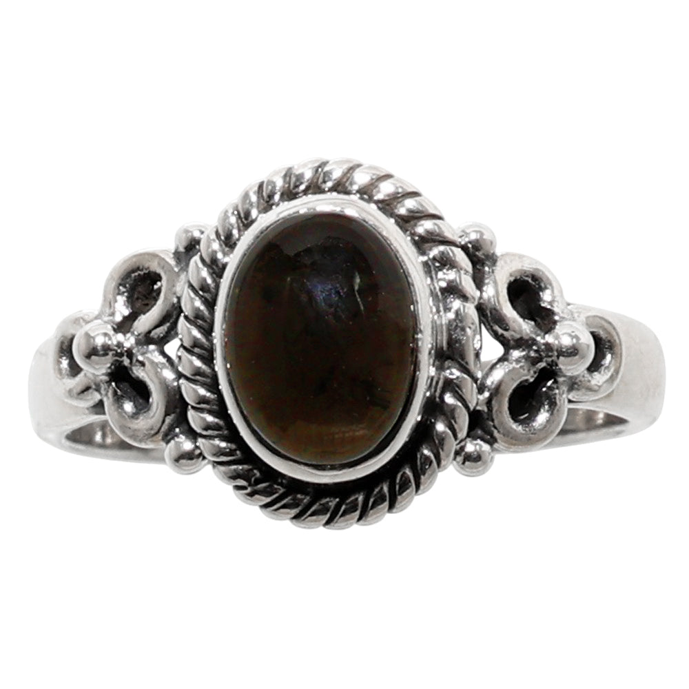 Black Onyx 925 Sterling Silver Ring Jewelry Size-16 SR01116