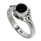 Black Onyx 925 Sterling Silver Ring Jewelry Size-13 SR01130
