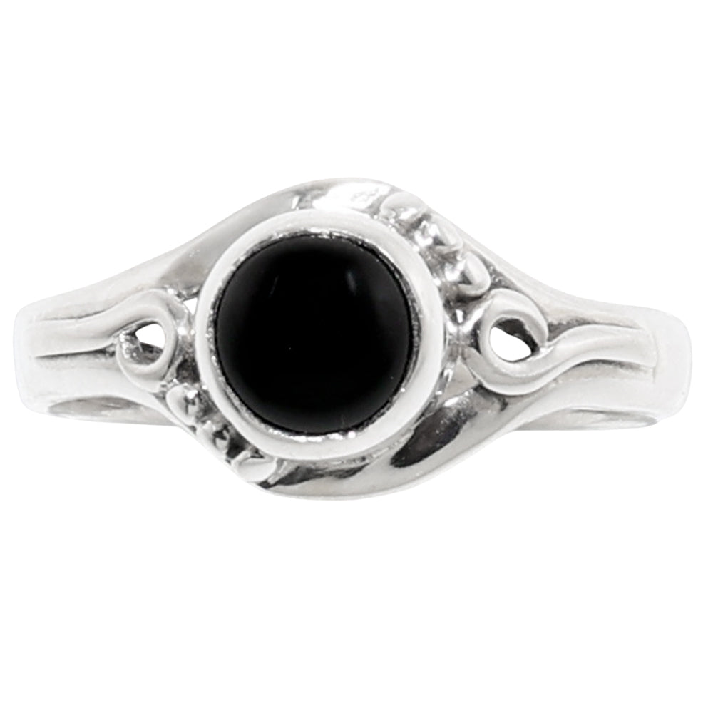Black Onyx 925 Sterling Silver Ring Jewelry Size-13 SR01130