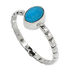 Smithsonite 925 Sterling Silver Ring Jewelry Size-16 SR01141