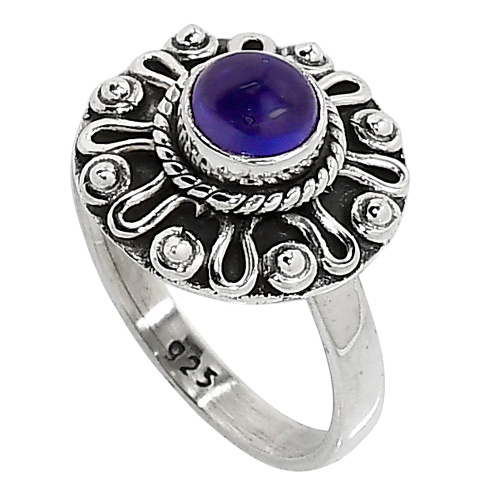 Tanzanite 925 Sterling Silver Ring Jewelry Size-14 SR01149