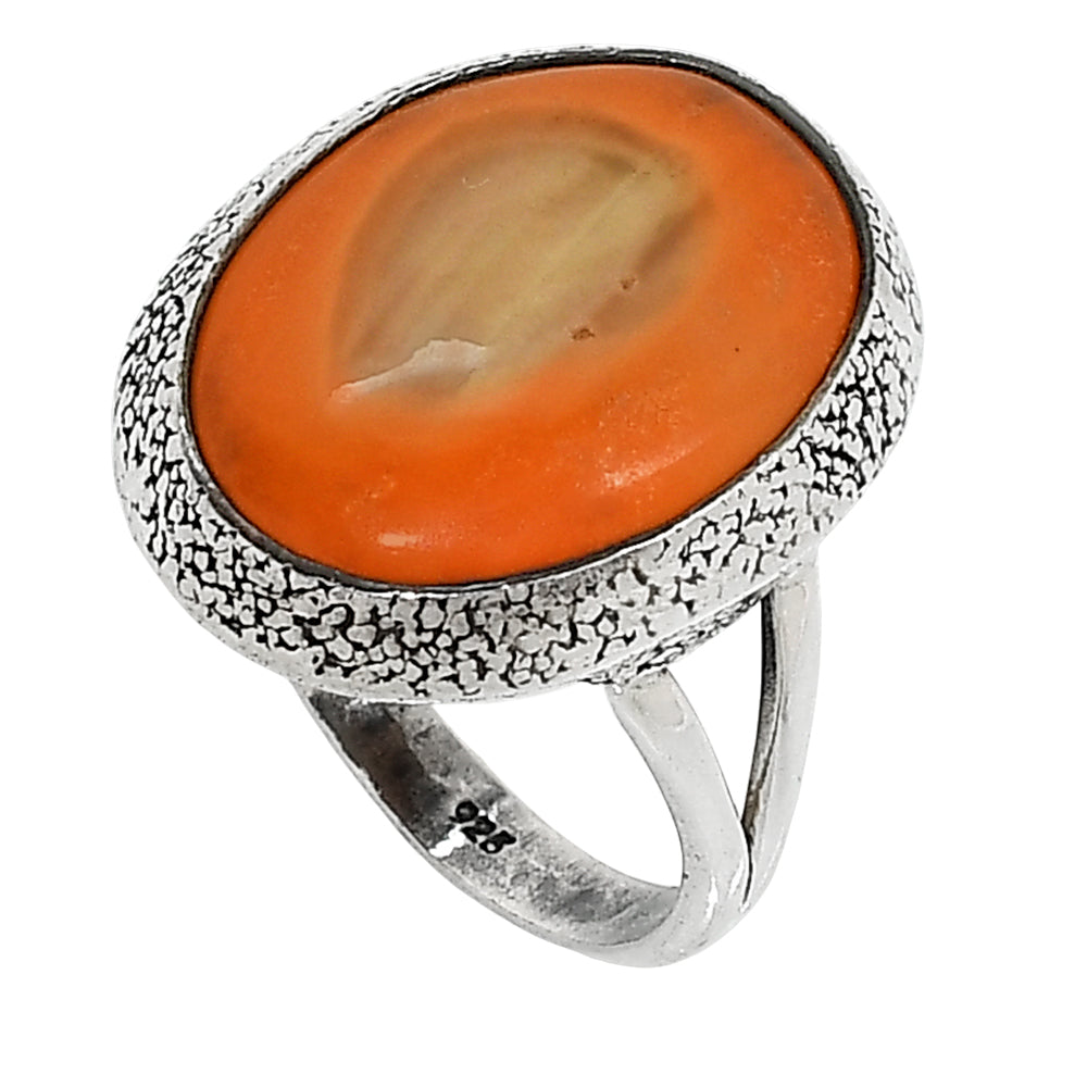 Imperial Jasper 925 Sterling Silver Ring Jewelry Size-17 SR01155