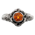 Lab Created Padparadscha 925 Sterling Silver Ring Jewelry Size-14 SR01161