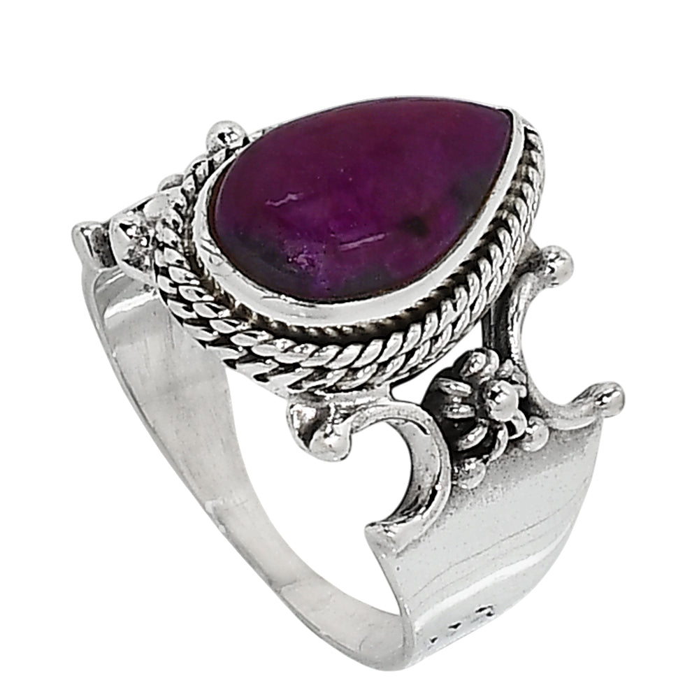 Ruby-Zoisite 925 Sterling Silver Ring Jewelry Size-16 SR01176