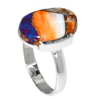 Spiny Oyster Turquoise 925 Sterling Silver Ring Jewelry Size-22 SR01184