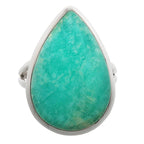 Paraiba Amazonite 925 Sterling Silver Ring Jewelry Size-17 SR01187